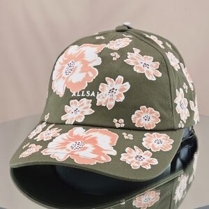 All Saints Hat Cap Green Floral Baseball Cap Summer Fall Autumn Ourdoor Logo